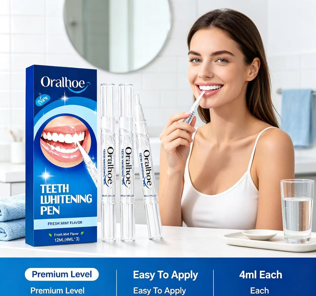 Oralhoe Teeth Whitening Pen 3P - огляд і ціна Teeth Whitening Pens