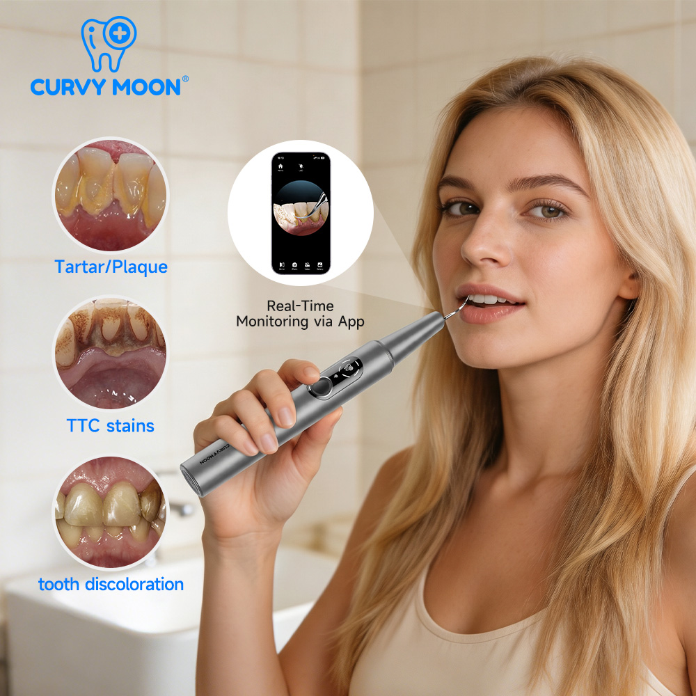 CURVY MOON Visible Electric Ul - огляд і ціна Teeth Whitening Mouthwash