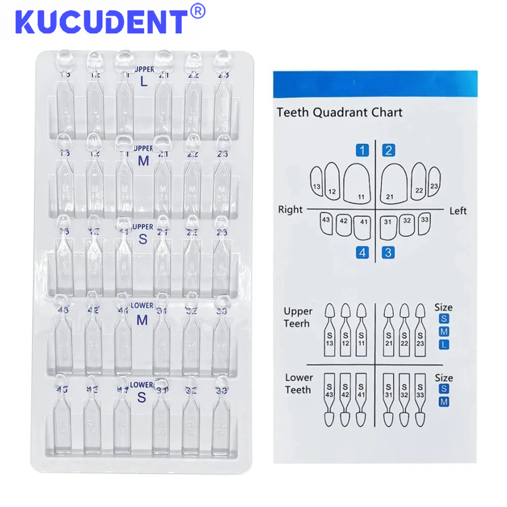 30pcs/Set Dental Veneer Mould  - огляд і ціна Teeth Whitening Moulds