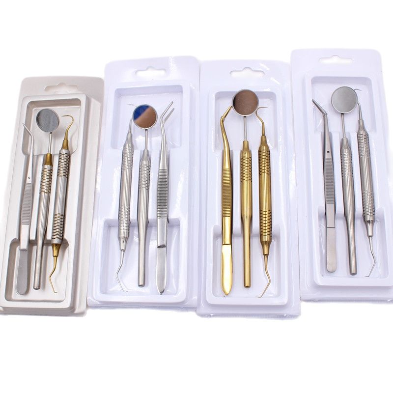 3pcs/pack Stainless Steel Dent - огляд і ціна Teeth Whitening Kit