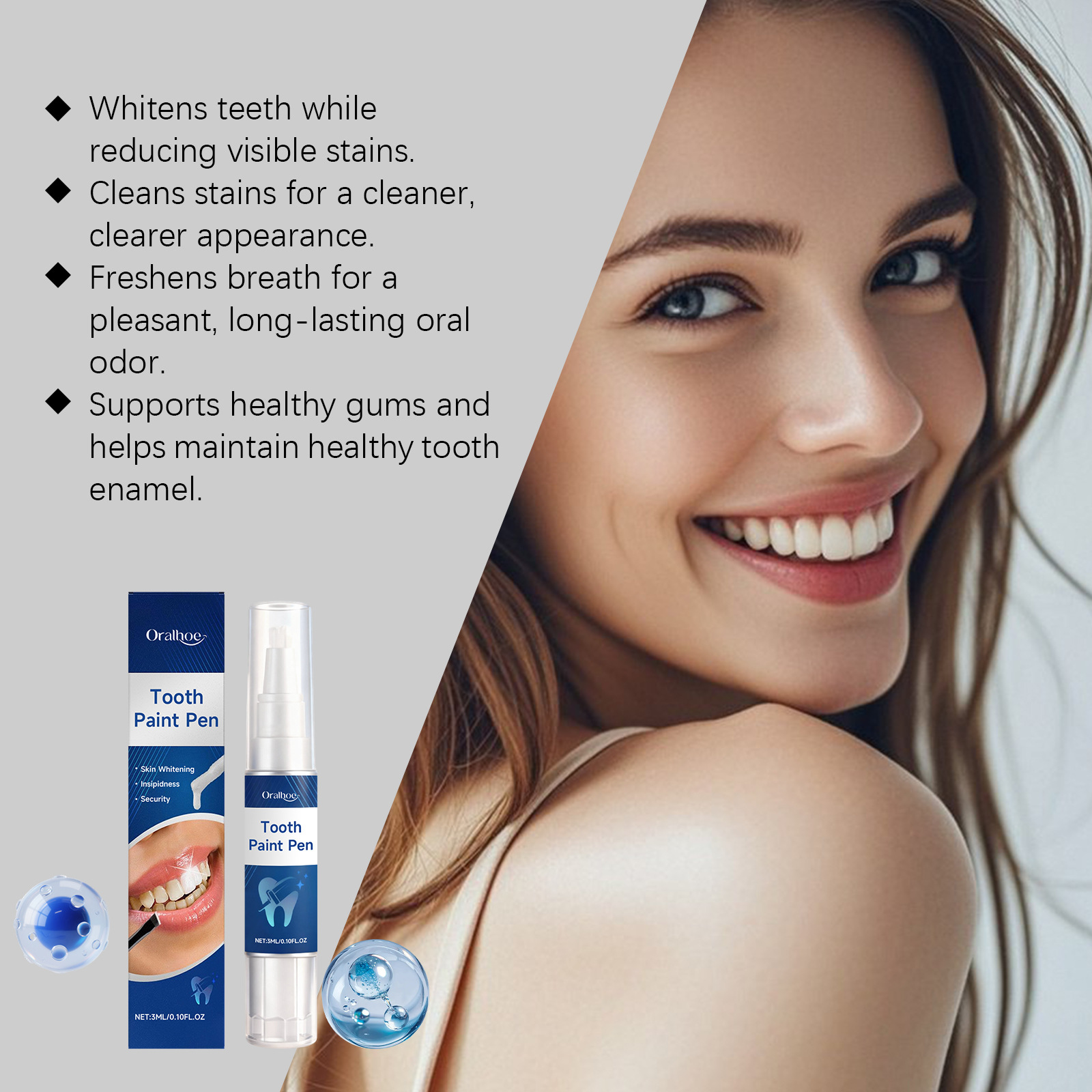 ORALHOE Teeth Whiten Pen Fresh - огляд і ціна Teeth Whitening Pens